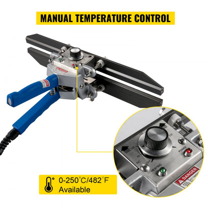 FKR-400 - Stainless Steel Handheld Heat Crimper with 0-250℃ Temp Control