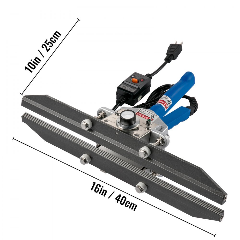 FKR-400 - Stainless Steel Handheld Heat Crimper with 0-250℃ Temp Control