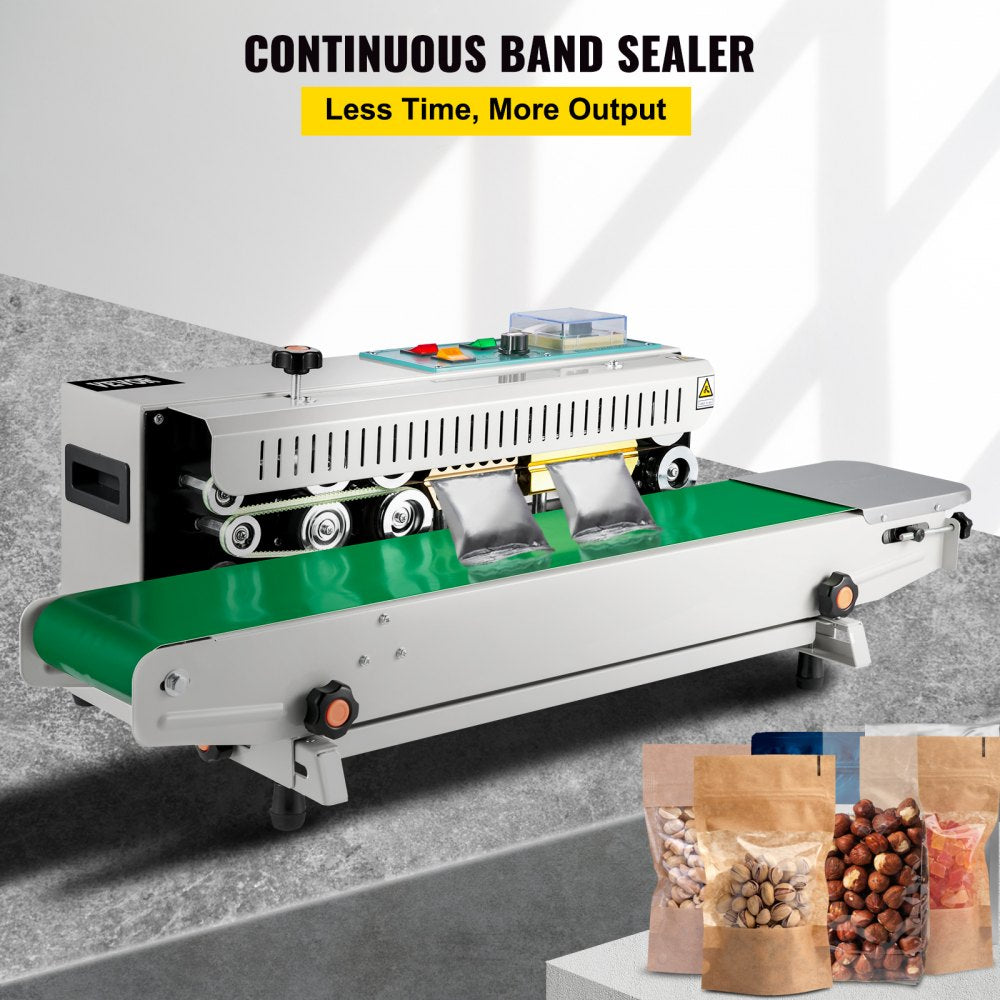 FR900 - Automatic Horizontal Bag Sealer with Adjustable Speed and Temperature