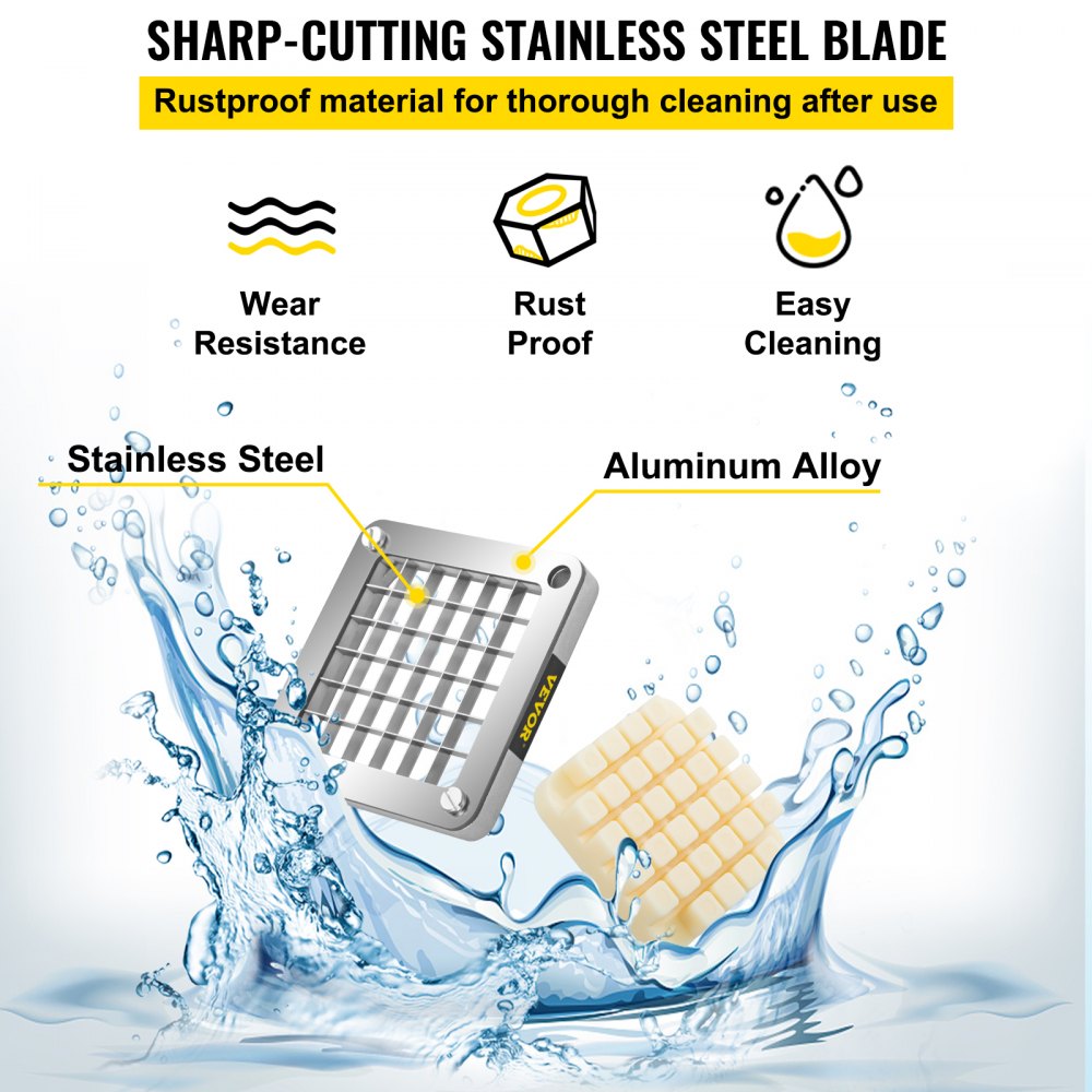 1/2 - 3 PCS Stainless Steel Chopper Blades for 1/2-Inch Cuts