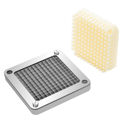 1/4 - Durable Aluminum Chopper Blade Set with 6 Extra Stainless Steel Knives