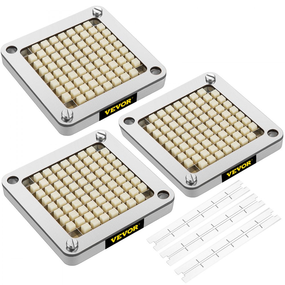 3/8 - Stainless Steel French Fry Cutter Blade Set with 6 Replacement Knives