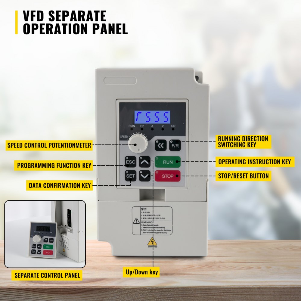 010298669207 - High-Speed CNC Spindle Motor Kit with Variable Frequency Drive