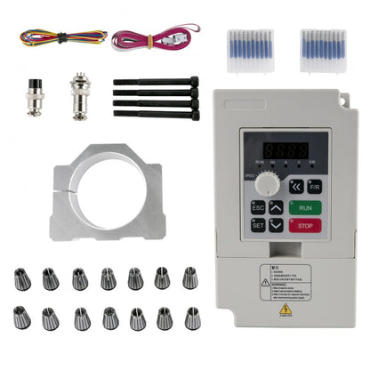 010298669207 - High-Speed CNC Spindle Motor Kit with Variable Frequency Drive