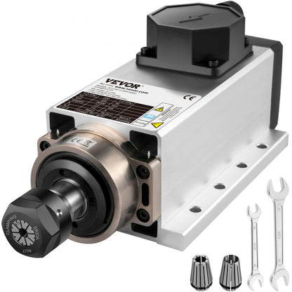 7005 x 2, 7002 x 2 - 2.2KW Air Cooled Spindle Motor, Durable ER20, 24000 RPM