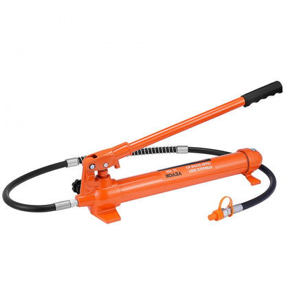 010270152829 - VEVOR 10-Ton Hydraulic Ram Kit with 4.6 ft Hose & Storage Case