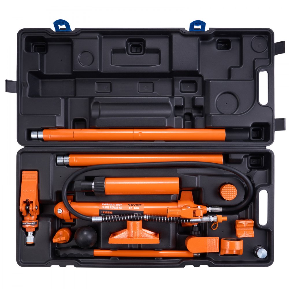 010734762801 - VEVOR 12 Ton Hydraulic Power Kit with Ergonomic Pump