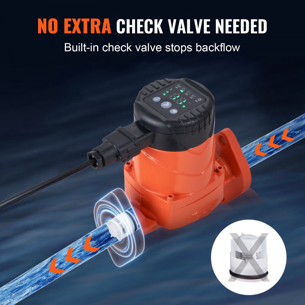 007E-2F2 - 20ft High Efficiency Circulation Pump with 16 GPM Flow