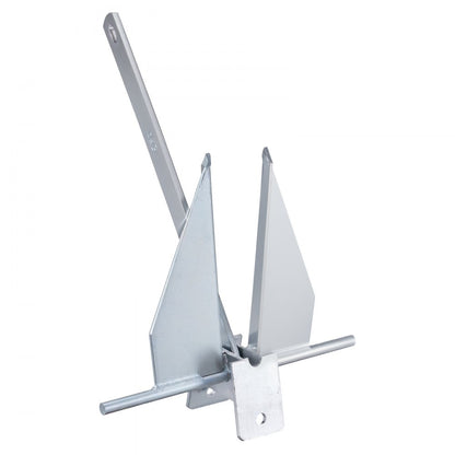 AN08A-6.0kg-YM(AS) - Durable 13 lb Fluke Anchor Kit with 7.9' Chain & Rope