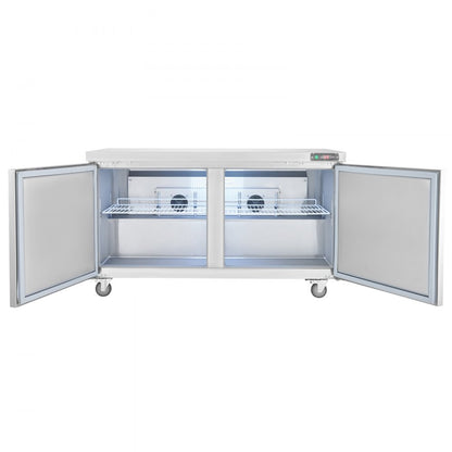 KTR-60B1 - 60" Stainless Steel Refrigerated Prep Table with LED Control