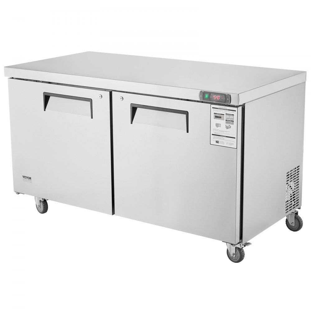 KTR-60B1 - 60" Stainless Steel Refrigerated Prep Table with LED Control