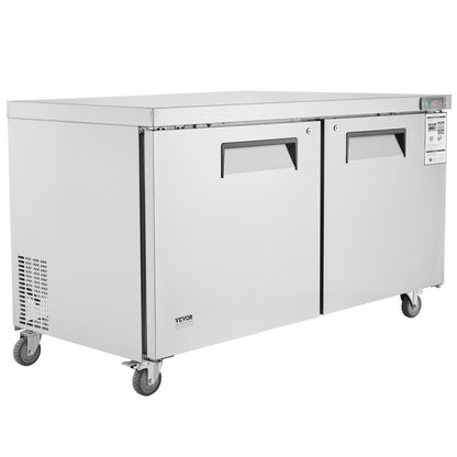 KTR-60B1 - 60" Stainless Steel Refrigerated Prep Table with LED Control