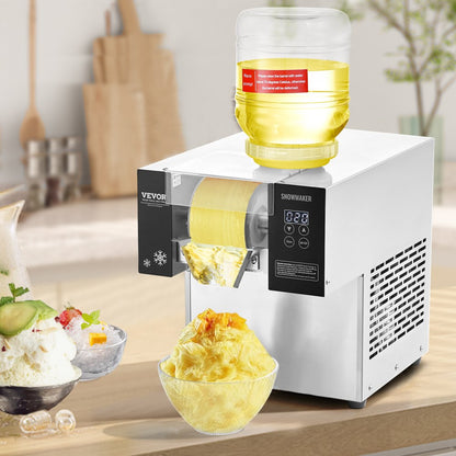 FC125FD-1 - 276LBS/24H Stainless Steel Ice Machine for Ice Cream