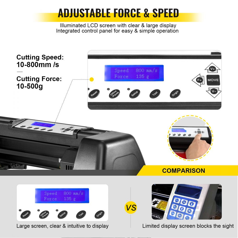 010707800481 - 12" x 15" Heat Press & 14" Vinyl Cutter Kit