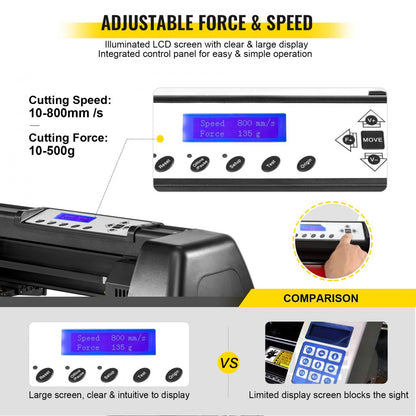010707800481 - 12" x 15" Heat Press & 14" Vinyl Cutter Kit