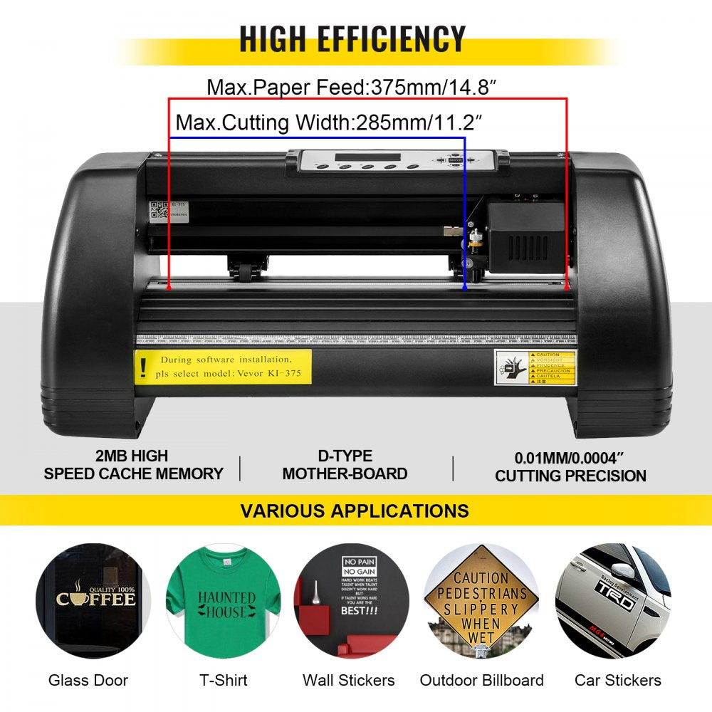 010707800481 - 12" x 15" Heat Press & 14" Vinyl Cutter Kit