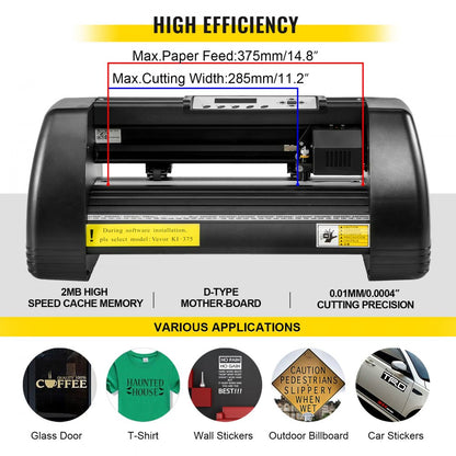 010707800481 - 12" x 15" Heat Press & 14" Vinyl Cutter Kit