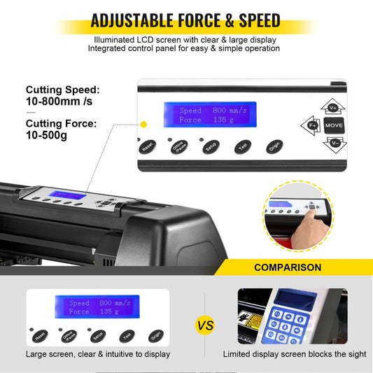 010263547281 - 28" Vinyl Cutter & 12"x15" Heat Press Combo Kit
