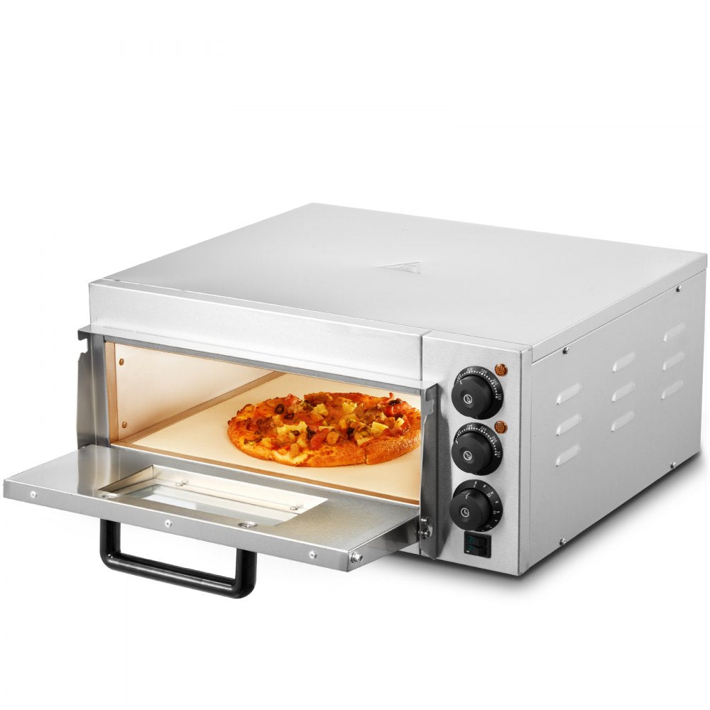 FY-1EP-1 - VEVOR 14" Electric Pizza Oven with Dual Heating for Perfect Baking