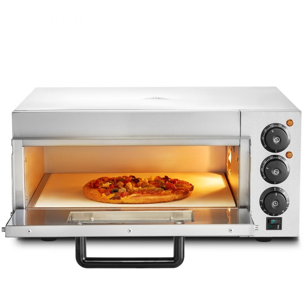 FY-1EP-1 - VEVOR 14" Electric Pizza Oven with Dual Heating for Perfect Baking