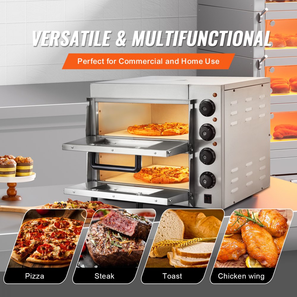 FY-1EP-2 - 14" Electric Pizza Oven with Precise Temperature Control
