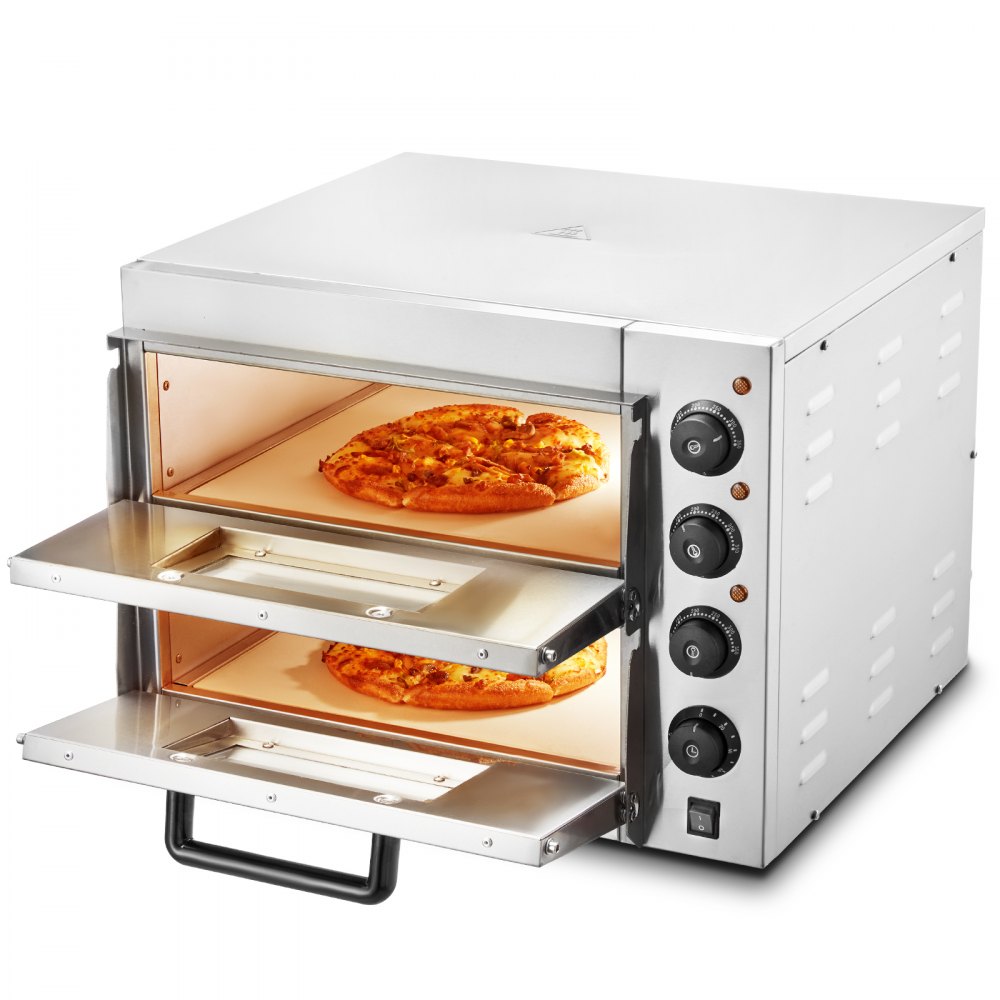 FY-EP-2 - 16" Stainless Steel Electric Pizza Oven with Precise Temp Control