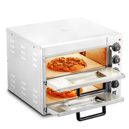 FY-EP-2 - 16" Stainless Steel Electric Pizza Oven with Precise Temp Control