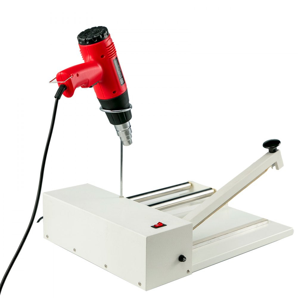 010684450558 - 18" Iron Shrink Wrap Sealer with Hot Air Gun & Film