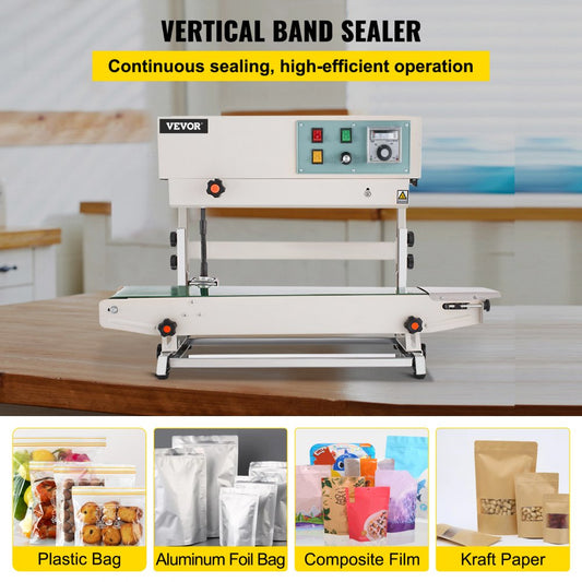 FR900 Vertical - Automatic Continuous Sealer for Food and Cosmetics
