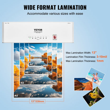 FA341 - 13-Inch VEVOR Laminator for Documents and Book Covers