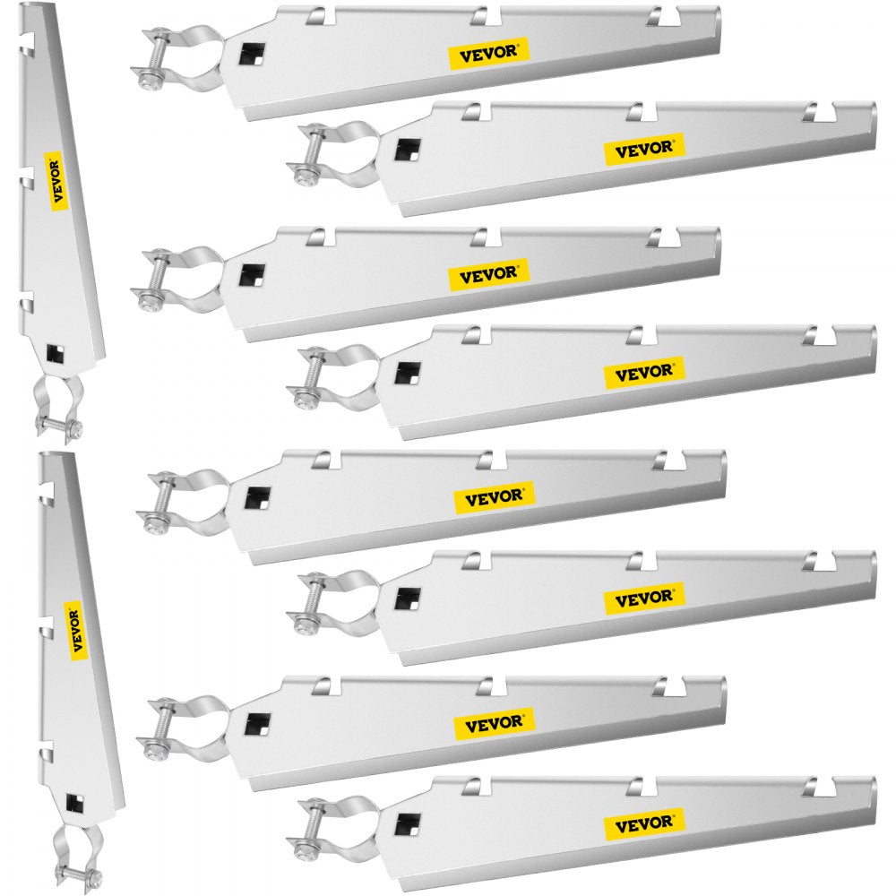 010158204762 - Galvanized Barbed Wire Arm Set of 10 for Fence Height