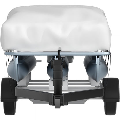 17-20 FT Pontoon Boat Cover - All-Weather Protection with Reinforced Straps