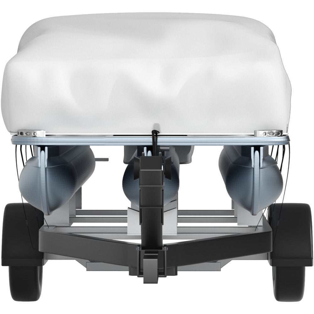 25-28 FT Pontoon Boat Cover - Durable 600D Oxford Fabric with Secure Fit