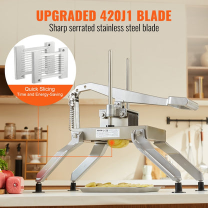 AY460-2 - 420J1 Stainless Steel Vegetable Slicer for 1/4" & 1/2" Cuts
