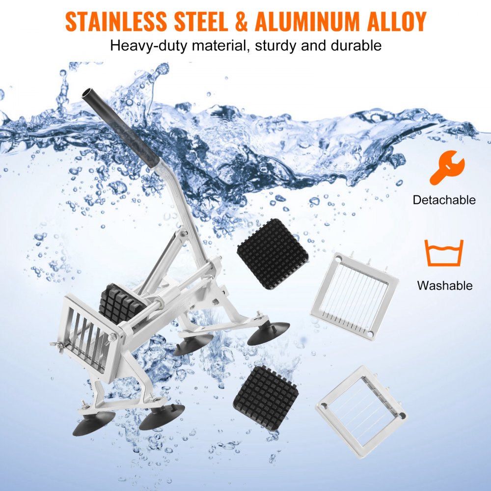 AY440-4 - VEVOR Commercial Vegetable Slicer with 420J1 Stainless Steel Blades