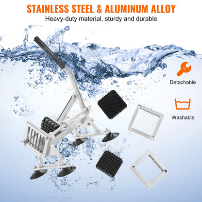 AY440-4 - VEVOR Commercial Vegetable Slicer with 420J1 Stainless Steel Blades