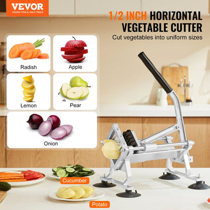 AY440-1 - VEVOR Stainless Steel Vegetable Slicer with Ergonomic Handle