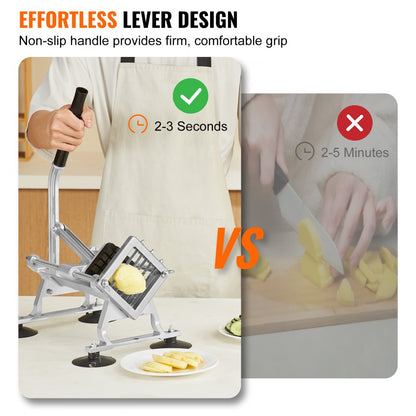 AY440-1 - VEVOR Stainless Steel Vegetable Slicer with Ergonomic Handle