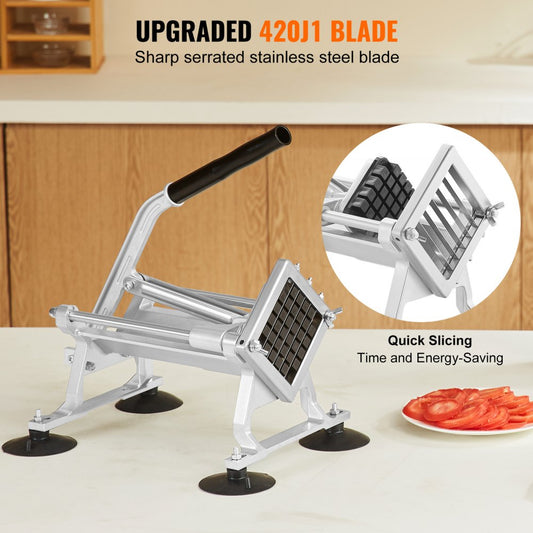 AY440-1 - VEVOR Stainless Steel Vegetable Slicer with Ergonomic Handle