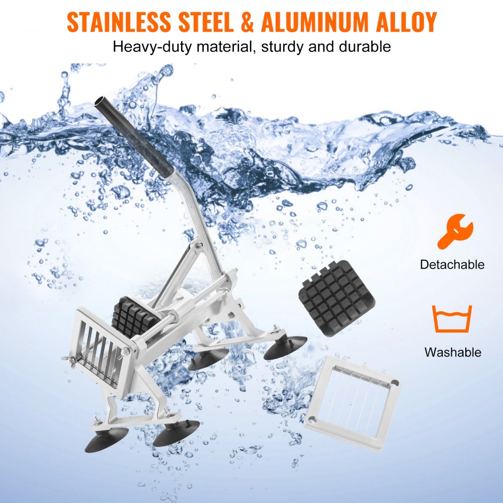 AY440-1 - VEVOR Stainless Steel Vegetable Slicer with Ergonomic Handle