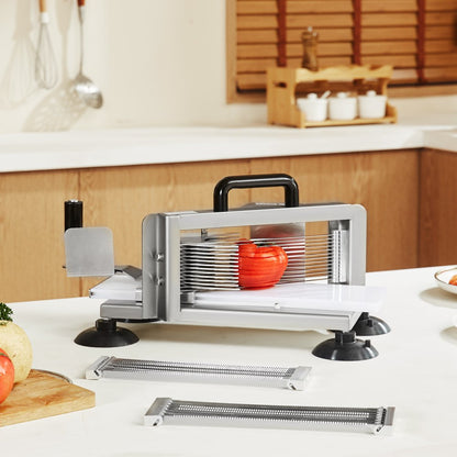 AY450-4 - Durable Stainless Steel Tomato Slicer with Three Blade Sizes
