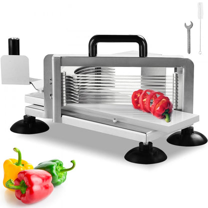 AY450-2 - Heavy-Duty Stainless Steel Tomato Slicer with 1/4 inch Blades