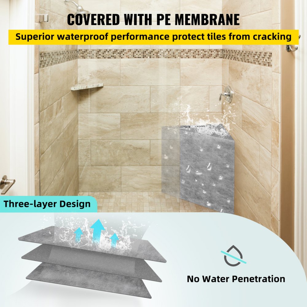 VV-FSLYD-S22.6 - Waterproof Tile Shower Seat for Convenient Bathing