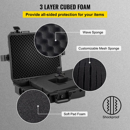 YF-4636 - Durable Waterproof Hard Case 20.51" x 16.57" for Electronics