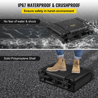 YF-2944 - Portable 18"x14" Waterproof Hard Case with Custom Foam