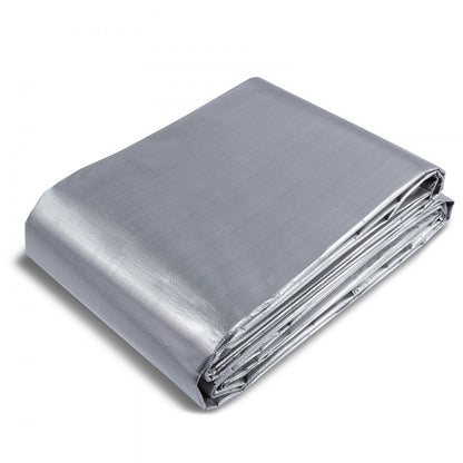 010862517071 - 10x12 ft Waterproof Poly Tarp with UV Resistance
