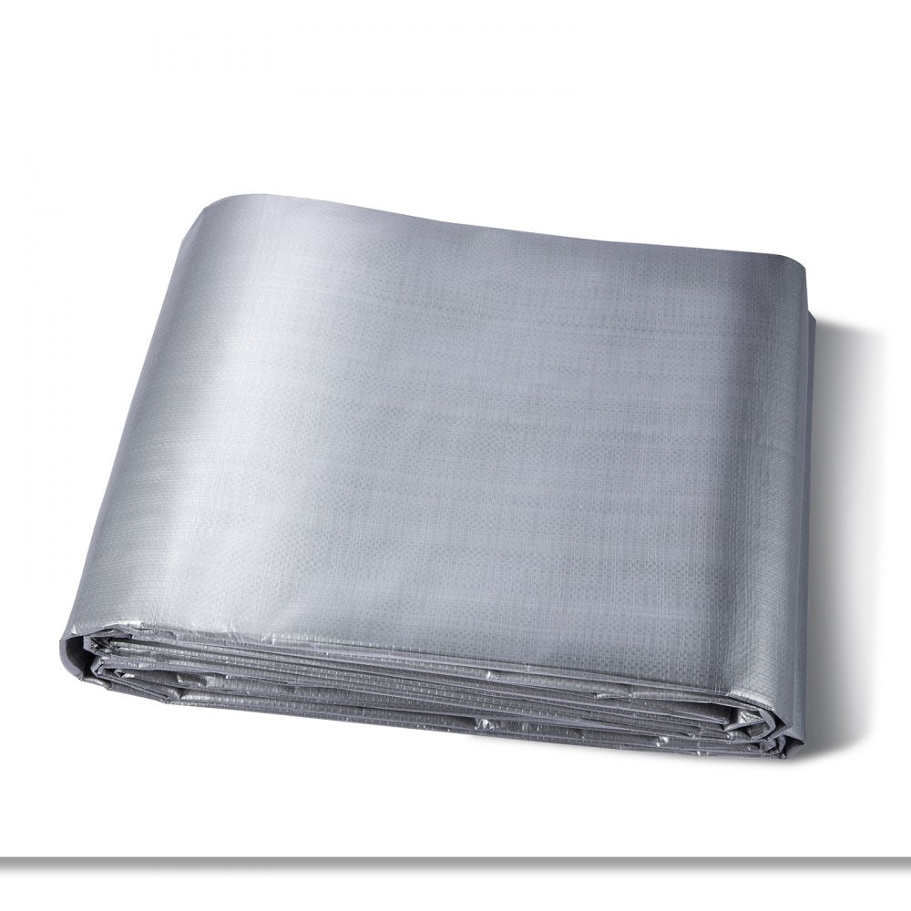 010862517071 - 10x12 ft Waterproof Poly Tarp with UV Resistance