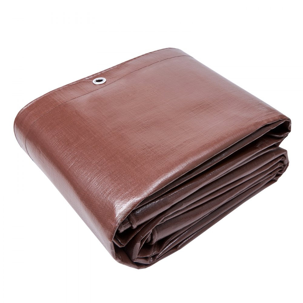 010516579069 - 10x12 ft 16-Mil Heavy-Duty Waterproof Tarp Cover