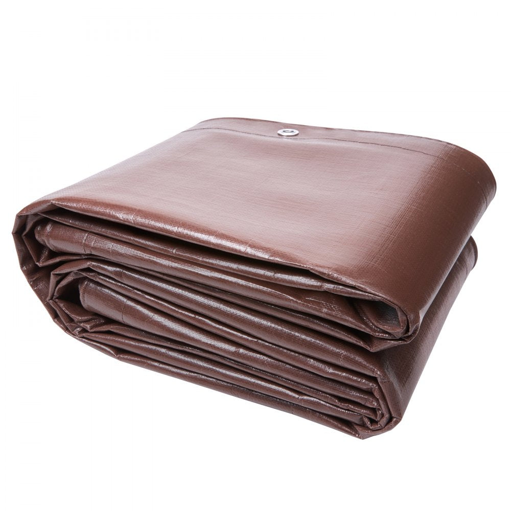 010516579069 - 10x12 ft 16-Mil Heavy-Duty Waterproof Tarp Cover