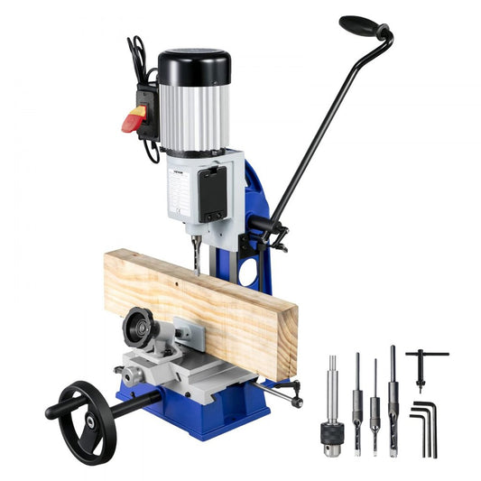 MS3816R - VEVOR 1/2" Mortise Machine with Adjustable Depth and Swiveling Base